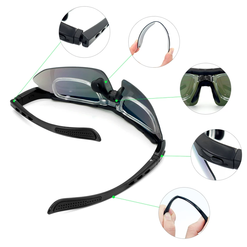 Cycloving велосипедные солнцезащитные очки Мужские/Женские TR90 Glassess набор MTB очки|cycling