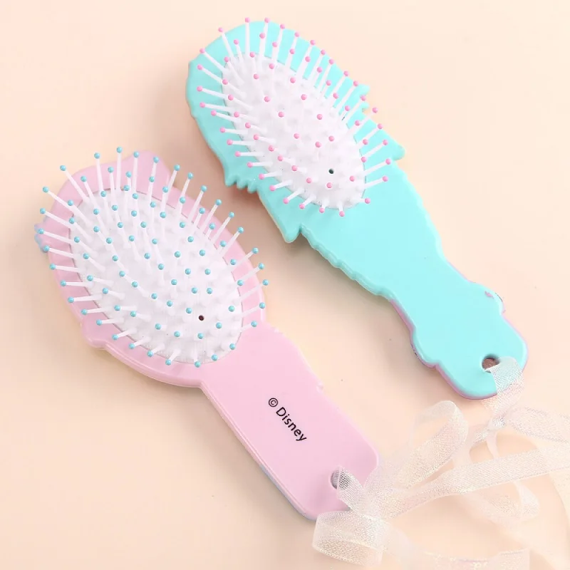 Disney frozen kids makeup frozen disney children makeup toys frozen child combing hair comb 3D cartoon hair comb birthday gift