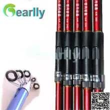 Gearlly FRP 2,1 М 2,4 М 2,7 М 3,0 М 3,6 м портативная телескопическая удочка Спиннинг рыбка ручная Рыболовная Снасть морская удочка