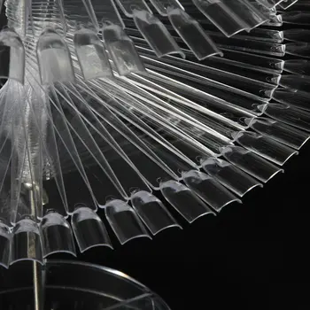 

120Pcs Color Spiral Display Fan Stick Polish Nail Tips Practice Stand Rack Salon Show Color Card Hot Mdf