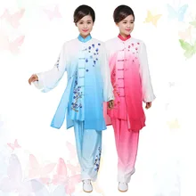 Customize Chinese taichi uniform Kungfu clothing taiji sword suit wushu outfit embroidery for men girl boy children women kids