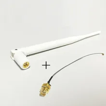 2,4 Ghz антенна 6dbi высокого усилительная антенна Wi-Fi антенна SMA мужской разъем Omni-направленного действия 200 мм+ гнездо SMA разъем IPX кабель