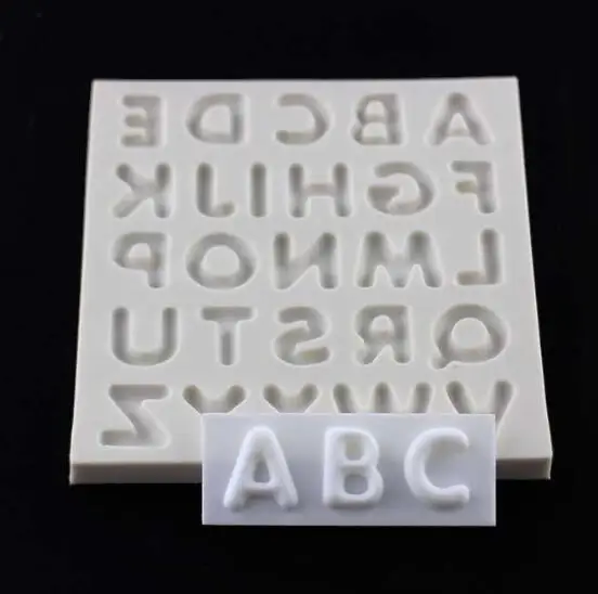 Новое поступление 1 шт. 3D буквы Алфавит силиконовая доска для сообщений форма для торта мыло помадка превосходная пресс-форма инструмент для украшения шоколада