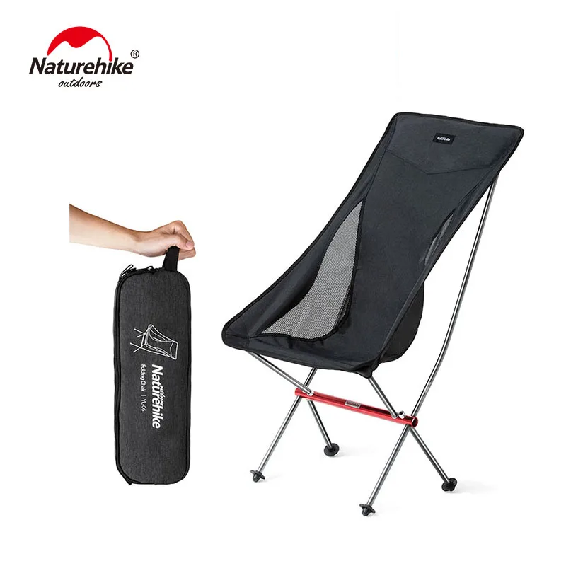 

Naturehike Portable Ultralight Camping Chair Outdoor Folding Fishing Chair Alluminum alloy Beach Picnic Chair NH18Y060-Z