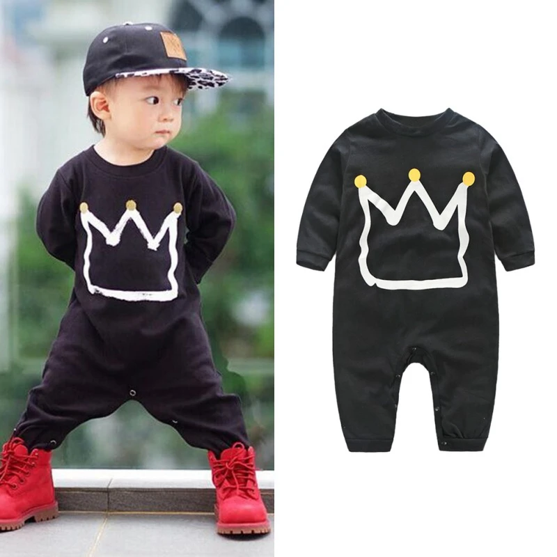 

Baby Boy Bodysuit Newborn Infants Cotton Rompers Baby Clothing Spring Autumn Long Sleeve Printing Jumpsuit Costumes
