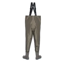 Открытый EU 36-48 Рыбалка вброд брюки мужские женские нескользящие носки болотные штаны дышащие непромокаемые нагрудные Waders комбинезоны брюки
