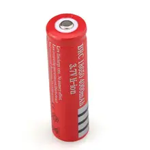 GTF 1PCS 3.7V 4000MAH 18650 Rechargeable Battery 18650 Li-Ion Battery 4000mAh Lithium Battery For LED Flashlight Torch gtf 4pcs 3 7v 14500 2300mah li ion rechargeable battery for led flashlight torch