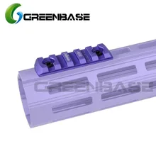 Greenbase 5 слотов Пикатинни для M4 на открытом воздухе Охота для Эми, на платформе, с принтом буквы «М-lok Системы рельсовый профиль 3 цвета
