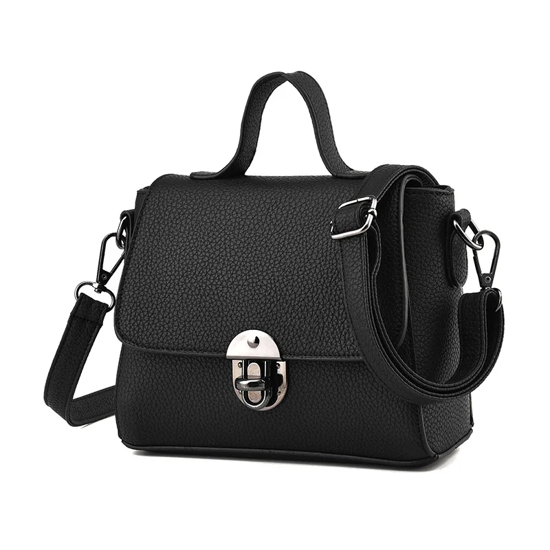 

YINGPEI Women PU leather Shoulder student Messenger Bag Top-Handle Women Fashion small bags Female Designer Cell Phone Pocket