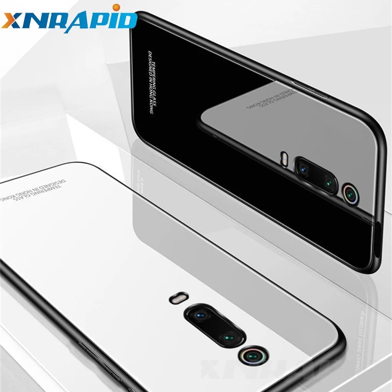 

Tempered Glass Case For Mi 9T Pro Redmi K20 Pro Phone Case Hard Glass Back Cover For Xiaomi Mi 9 T Mi9T K 20 Pro Shockproof