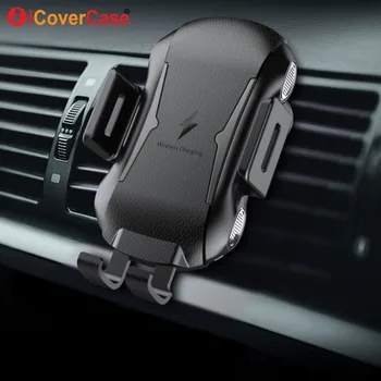 

Qi Car Wireless Charger For iPhone Xs Max Xr X Samsung S10 5G S10e S9 S8 Plus Intelligent Fast Wirless Charging Car Phone Holder