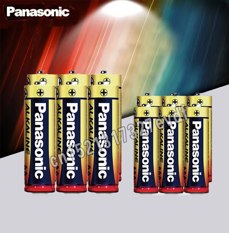 

Panasonic Original 8pcs/lot 1.5V AA Toys Alkaline Battery +8pcs/lot Toys Alkaline Batteries AAA Mercury-free Controller Remote D