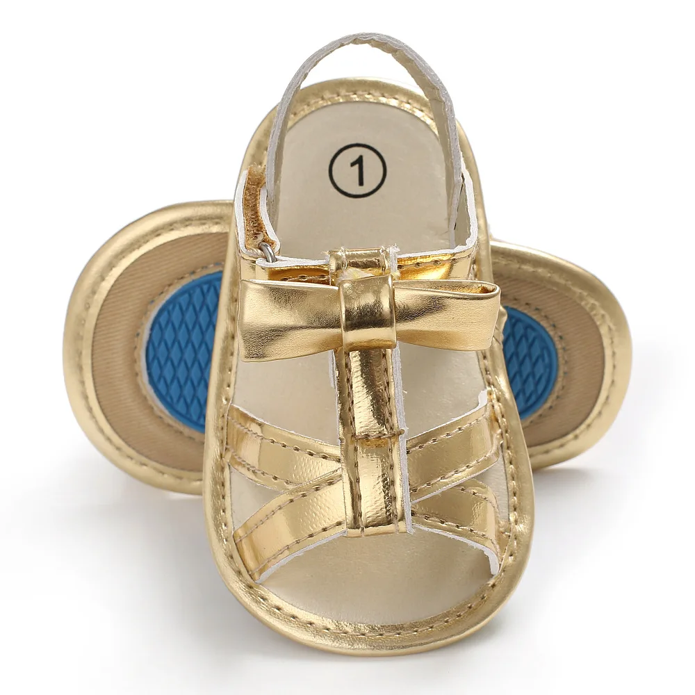 golden booties for baby girl