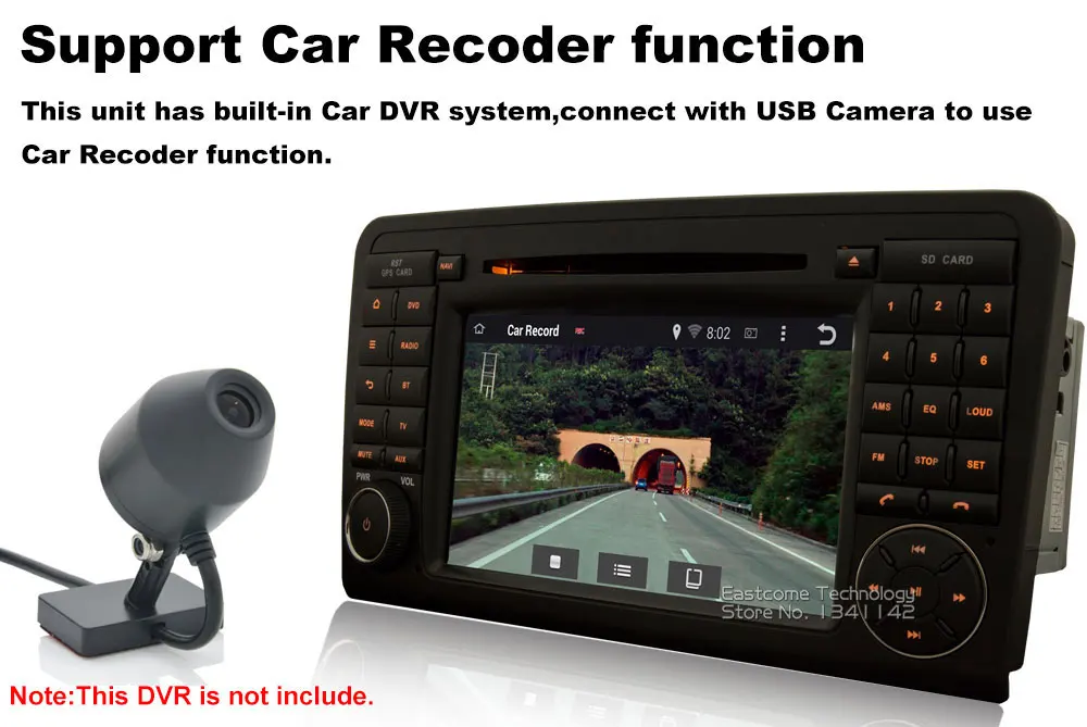 Flash Deal Octa Core 8 Core Android 6.0 Car DVD Player For Benz ML CLASS W164(2005-2012) ML300 ML320 ML350 ML450 ML500 ML63 With Radio GPS 11