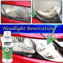 Limpador de janela automotivo, limpador de janelas, acessórios para carro, reparador, agente, farol brilhante, branco, transformação