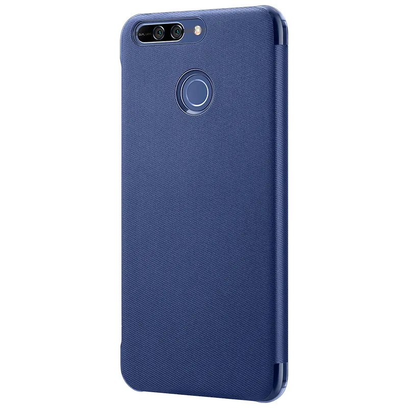 HUAWEI Honor 8 Pro caso 100% Original oficial Smart View Cover Honor V9 caso espejo ventana Flip Teléfono de cuero caso funda