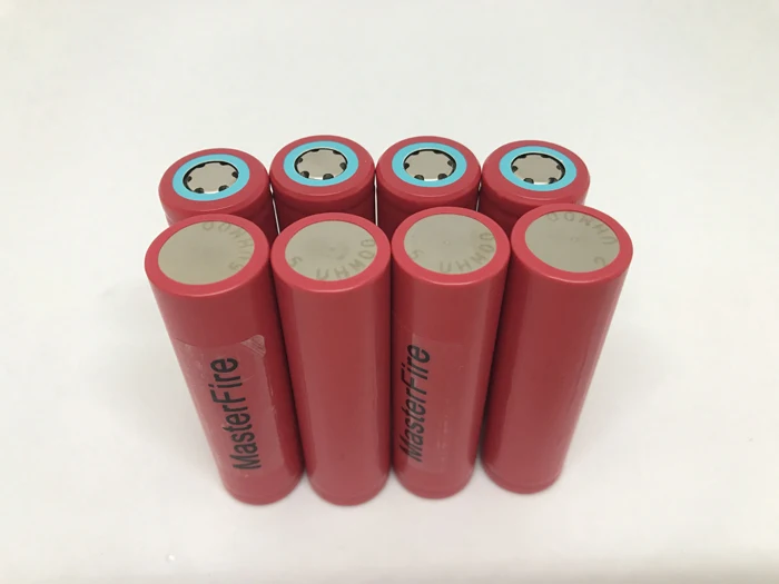 100 шт./лот MasterFire Sanyo 18650 перезаряжаемая батарея 3,7 V 2600mAh литиевая камера фонарик Фонарь Батареи