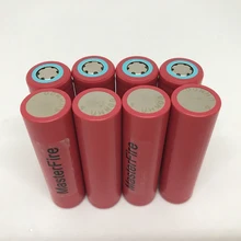 100 шт./лот MasterFire Sanyo 18650 перезаряжаемая батарея 3,7 V 2600mAh литиевая камера фонарик Фонарь Батареи