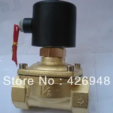 1-1/" латунь Электрический электромагнитный Клапан 24vac воды, воздуха, топлива