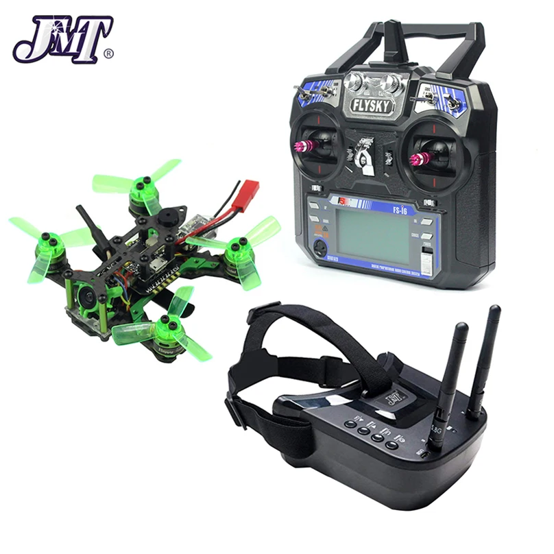 JMT Mantis85 85 мм 6CH 2,4G RC FPV микро гоночный Дрон Квадрокоптер RTF 600TVL камера VTX и двойная антенна 5,8G 40ch видео очки