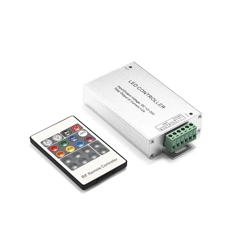 

20keys Wireless RF Remote LED RGB Controller DC12V 24V 12A 24A For 5050 2835 3528 RGB LED Rigid Strip Lights Modules