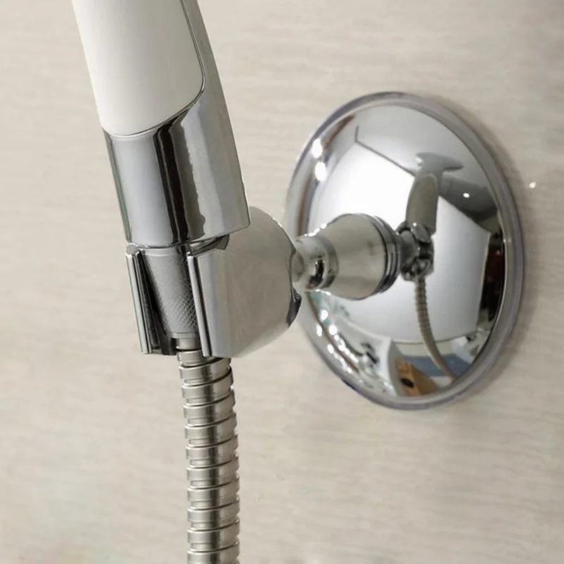 

Adjustable Strong Suction Cup Shower Head Holder Bracket Stand 360degree Swivel