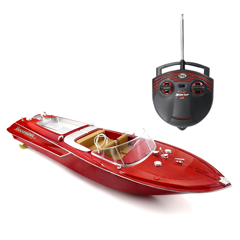 

Hot New Flytec HQ2011-1 46CM 27MHZ 4CH 15KM/H High Speed Racing RC Boat Sailing High Power Rechargeable Battery For Kids Gifts
