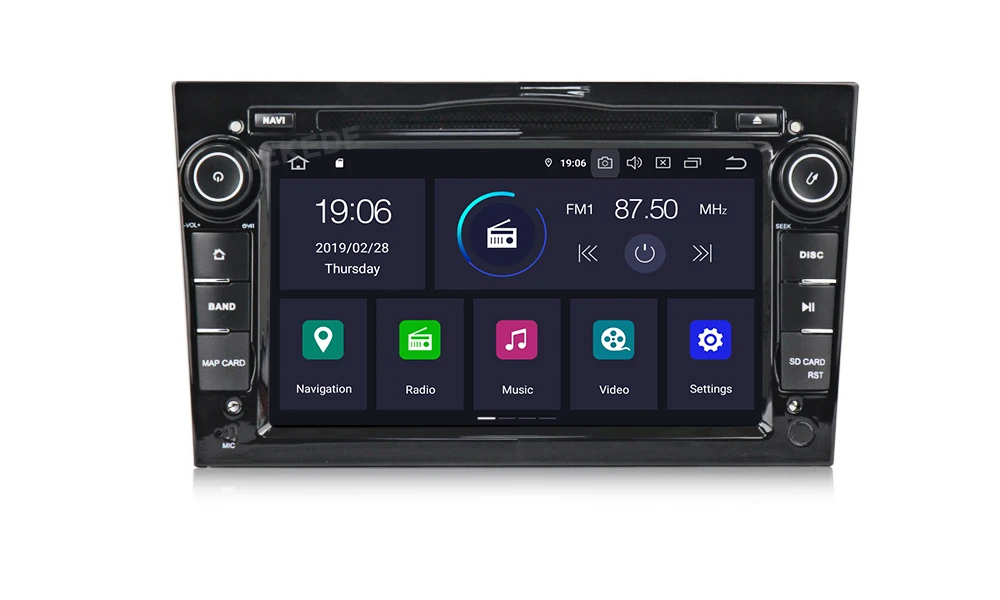 MEKEDE автомобильный мультимедийный плеер ips DSP Android 9,0 4+ 64G 2 Din DVD gps навигация для OPEL/ASTRA/Zafira/Combo/Corsa/Antara/Vivaro