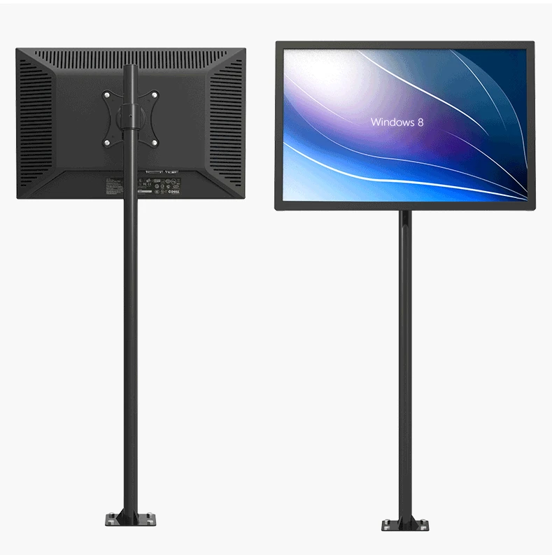 Customized Floor Mount LCD Monitor Holder Floor