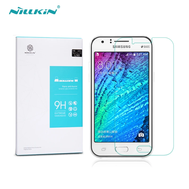 Закаленное стекло для Samsung Galaxy J1 Nillkin Amazing H противовзрывная Защита экрана / J100 |