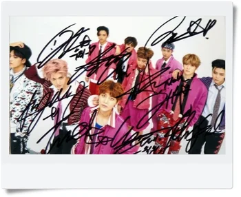 

signed NCT 127 NCT127 autographed original photo CHERRY BOMB 6 inches freeshipping 062017 02