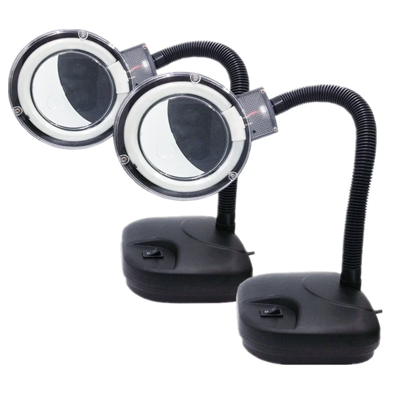 Fluorescent Desk Lamp 220V 5X 10X Magnifying Glass Lamp Dazor Light
