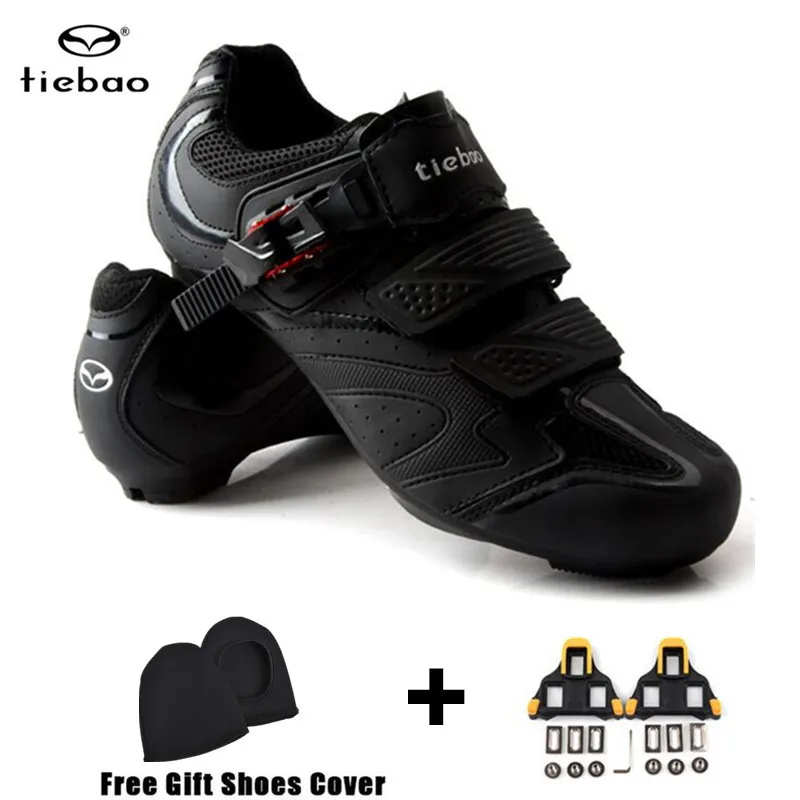

Tiebao Cycling Shoes Outdoor Sports Men Pro Road Bike Racing Shoes Waterproof Breathable Light Athletic Self-locking Men Women