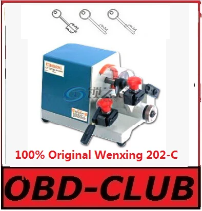 

100% Original Wenxing 202-C single head key-cutting machine For right angle gear & flag-shaped keys Free DHL ship