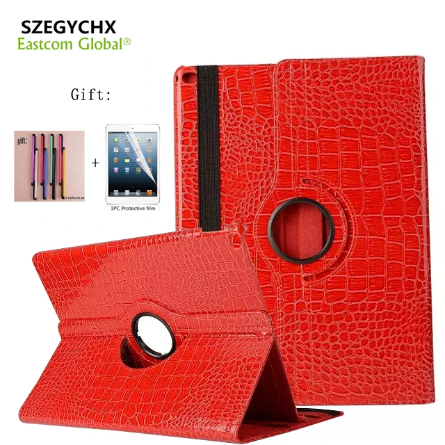 SZEGYCHX Tablet Case For iPad 2 3 4 Cover 360 Rotation Crocodile Leather Protective Sleeve Rotary Tablet Stylus Shell + Gift SZEGYCHX Tablet Case For iPad 2 3 4 Cover 360 Rotation Crocodile Leather Protective Sleeve Rotary Tablet Stylus Shell + Gift