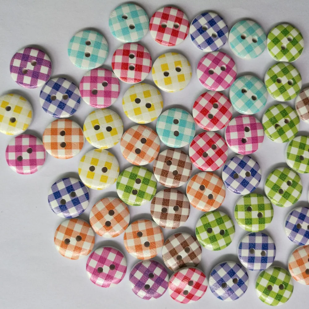 50 шт. круглые пуговицы для одежды 13 мм 15 мм|2 hole wooden buttons|wooden buttonssewing buttons |