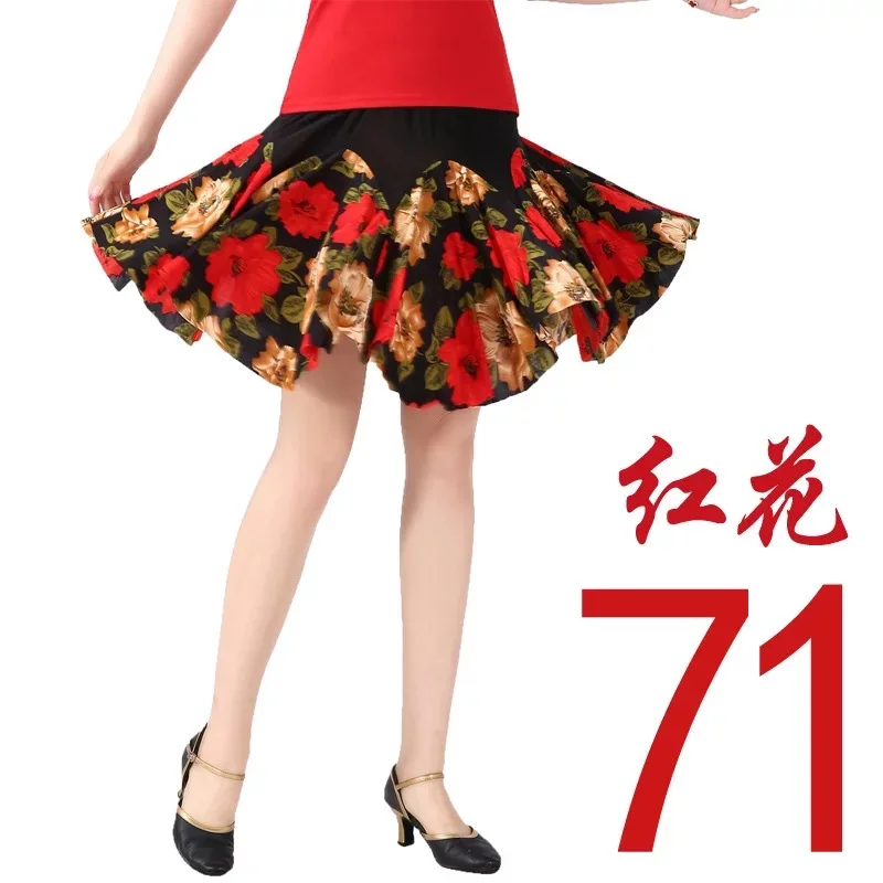 2018_midi_tutu_flower_printed_skirt_Skirts_Woman_printed_Summer_plus_size_elastic_girl_Tulle_Skirt_Women_Clothing_dancing_female_1