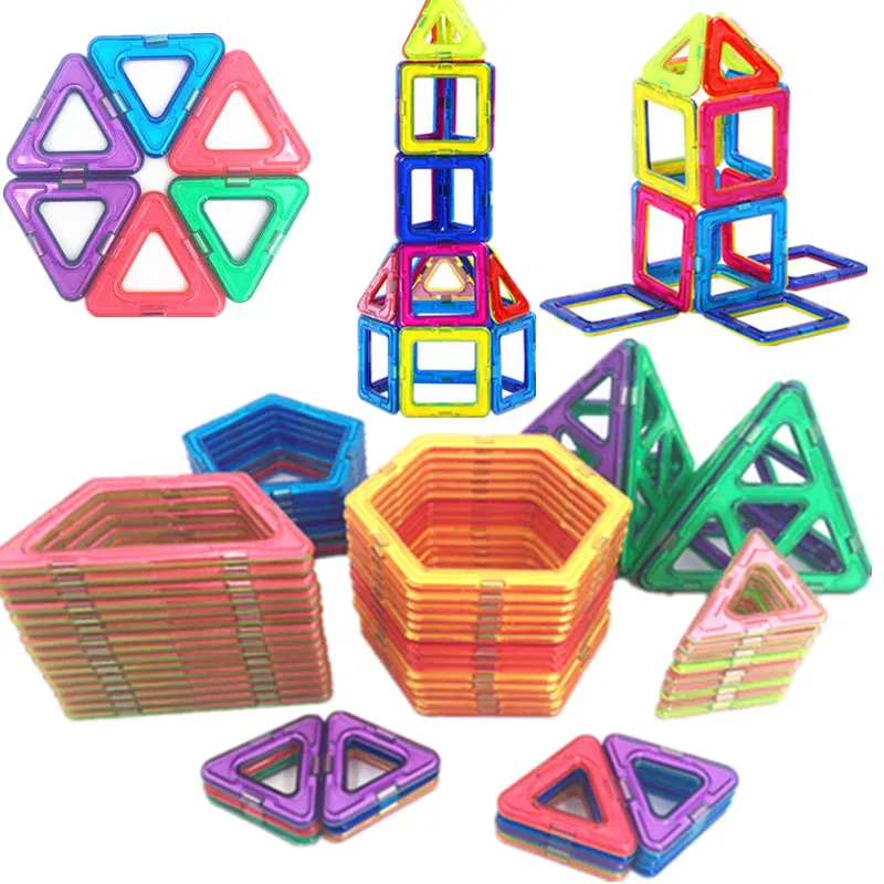 

New sets DIY Mini Magnetic Constructor Blocks Educational Sets Model & Building Magnet Designer toddler Toys for children Gifts
