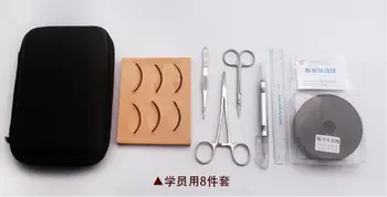 

Embedding double eyelid training kit with practice training skine model suture practice silicone model kit