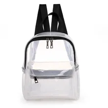 Miyahouse, модный прозрачный женский рюкзак, карамельный цвет, женская прозрачная школьная сумка, ПВХ материал, Желейная сумка, женская сумка, прозрачная