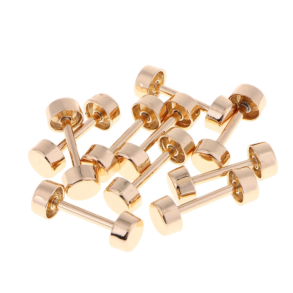 10Pcs Iron Rivets Screw Leather Craft Belt Luggage Hardware Accessories