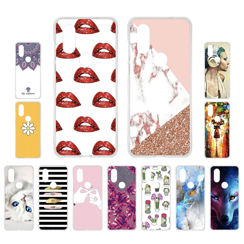 

Ojeleye DIY Patterned Silicon Case For Motorola P40 Case Soft TPU Cartoon Phone Cover For Moto P40 One Vision Covers Bags