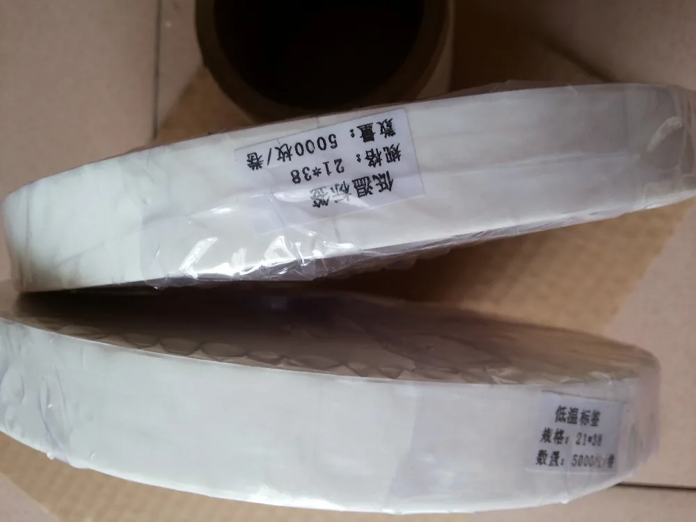 Рисунок 3 - Низкотемпературная клейкая этикетка-196 градусов