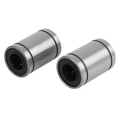 

LM10UU 10mmx19mmx29mm Linear Motion Bushing Ball Bearing Silver Tone 2pcs