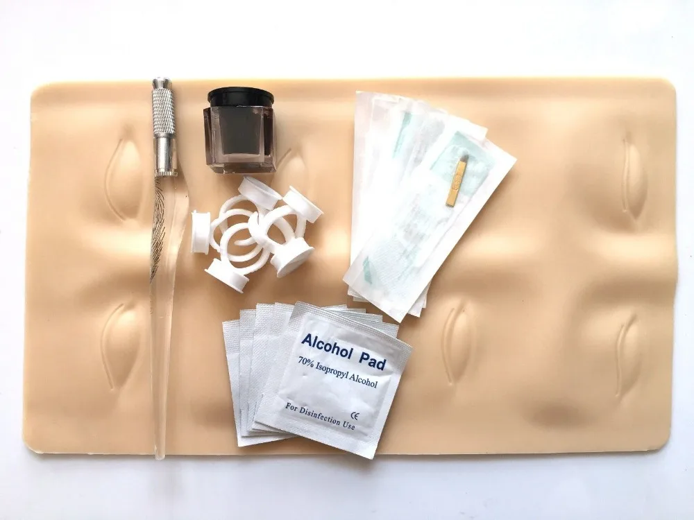 3D Permanent Eyebrow Tattoo Practice Kit/set Microbladings Pen Tattoo Pigment