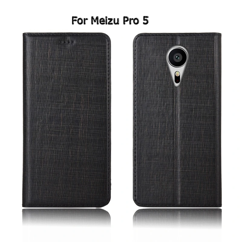 Artesanal de Couro Genuíno do Case da Aleta para Meizu Suporte do Telefone Pro5 Pro6 Pro7 Plus Magnético Bolsa Tampa Pro 5 6 s 7 6 Telefonia e Comunicação