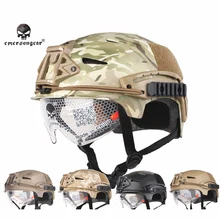 2017 NEW EXF BUMP Helmet Protective Nylon Tactical Military Airsoft Helmet Masks Multicam Black EM8981 tak yiying airsoft swat helmet combat mich 2000 helmet with protective goggles black tan