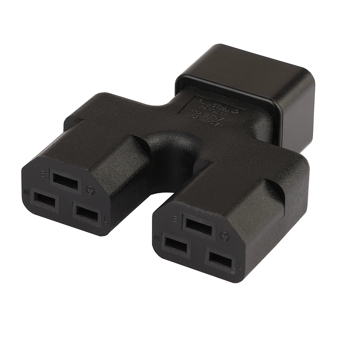Адаптер питания C20-C21 IEC 320 C20 штекер-двойной 2 * C21 Женский 16 А 250 в стандартный PDU