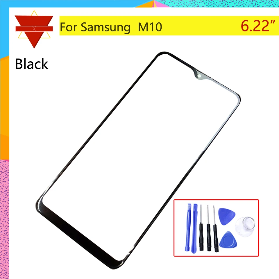 M10 Замена внешнего стекла сенсорный экран для Samsung Galaxy стекло передней панели