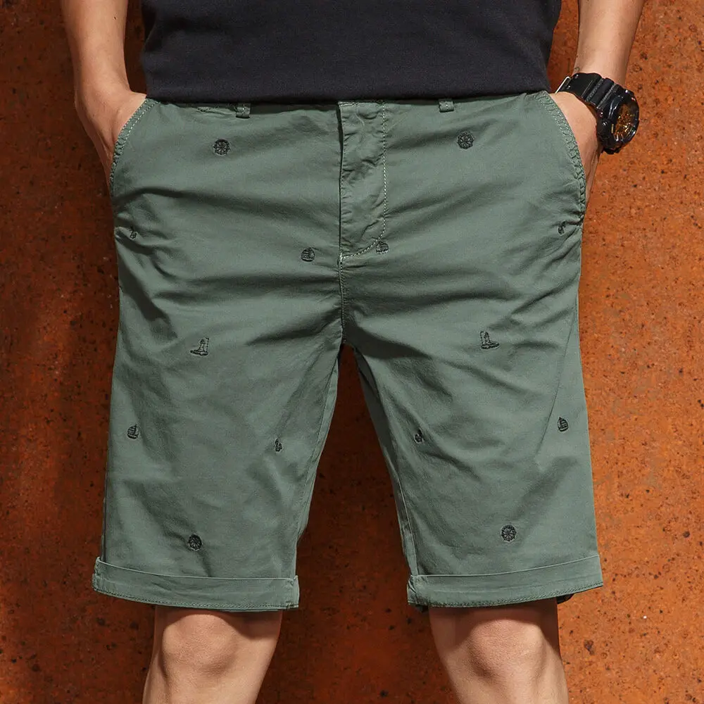 Мужские шорты модные летние до колен мужские короткие хлопковые повседневные Военные стильные новые Брендовые мужские шорты Карго высокого качества плюс F63